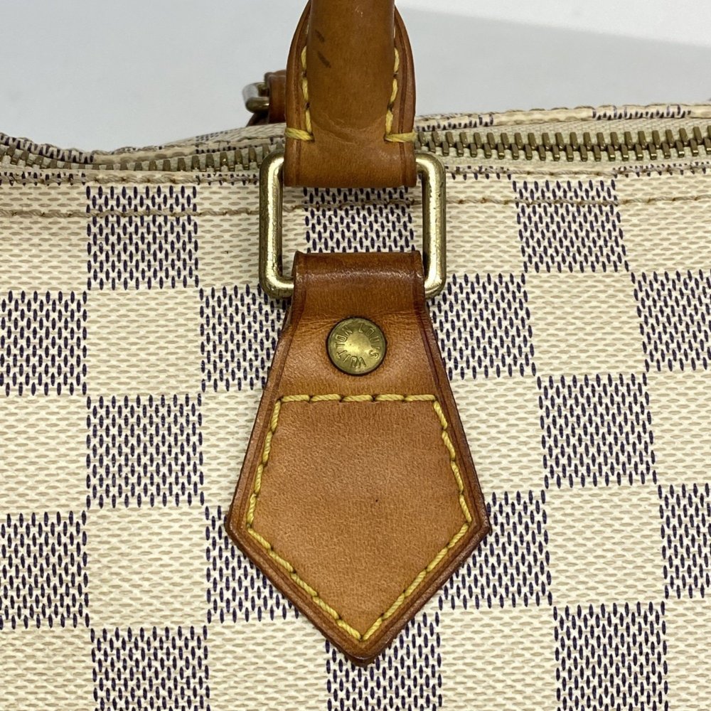LOUIS VUITTON White Damier Speedy 25 Bag - Picture 10 of 16
